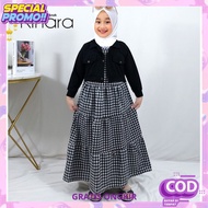 Gamid Anaj Premium Korean Style Eid Clothes Luxury Children's Dresses Latest Gmis 2024 New Model Age