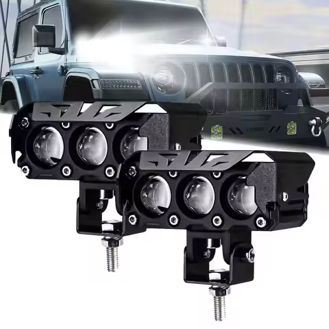 Universal LED Work Lamp Light Bar Car Driving Spotlight Strong Light house Projector Lens for Off-ro