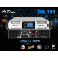 PS Pro Sound DA-13S Professional 2 channel Power Amplifier (2x1200W) 8ohm Power Amplifier Stage Audi