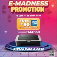 CANON E470 CANON E410 E4570 E3370 MG3070S TS5070 ALL IN ONE Ink Efficient Inkjet Printer