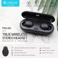 💯% Original Celebrat (Tws-W5) Truly Wireless Bluetooth