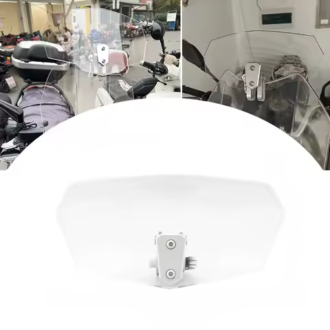 Motorcycle Windshield Extension Adjustable Deflector For Yamaha TMAX T MAX 530 650 500 560 750 MW125