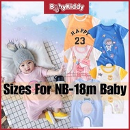 (0-18months) Newborn Boy Girl Baby Romper Jumpsuit Short Sleeve Baby Clothes l Baju Bayi Lelaki Pere