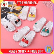 Women Elkie Sesam Antislip Flat Sandals Kasut Selipar Wanita Perempuan [SH30773]