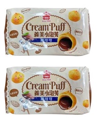 義美小泡芙 - 黑可可口味 57g x 2包 (此日期前最佳 Best Before: 14/1/2027)