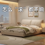 Main Bed Sheet Real Elephant Bed Bed 1.8m 1.5m Modern Bed Ears Double Bed Bed Large Simple Wooden Be