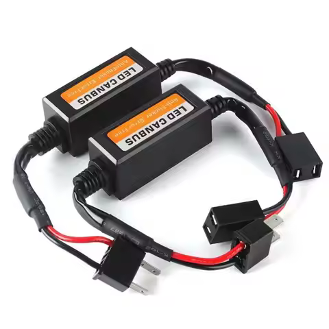 1PC H1 H3 H4 H7 H8 H9 H11 Headlight LED Canbus Decoder Canceller Resistor Anti Flicker Bulb Resistor