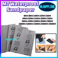 MT Abrasive Paper/Sand Paper/Sandpaper-Waterproof/Kertas Pasir CC45P (CP60- P3000) 100pcs