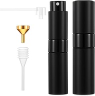 Hpmjz 2Pcs 8ml Perfume Travel Refillable Small Cologne Dispenser Mini Empty Sprayer Portable Perfume