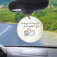 HOT Christmas Ornament with Hemp Rope English Text Friendship Gift Best Friend Christmas Ornaments w