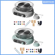[SzgqmyyxcbMY] Mini Pottery Wheel Kit Ceramic Making Machine Clay Forming Adjustable Speed Electric 