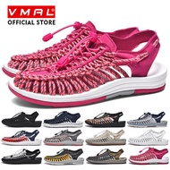 VMAL รองเท้ารองเท้าแตะแบบสานผู้ชายและผู้หญิงรองเท้าแฟชั่นผู้ชายรองเท้าแตะลำลองรองเท้าเดินทางรองเท้าแ