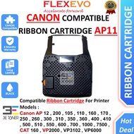 Compatible AP11 Black Typewriter Ribbon Cartridge for AP200 AP200E AP110 AP300 AP500 AP1000 AP1500 A