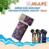 Skin stickers for JISULIFE Ultra2 premium handheld fans, cute patterned stickers