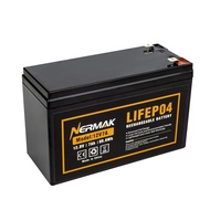 12V 7Ah (7.2Ah) Lithium LiFePO4 Deep Cycle Battery, 2000+ Cycles Lithium Iron Phosphate Rechargeable
