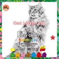 😺10L/6KG😺EASY CLEAN PREMIUM Cat Litter WANGI PASIR KUCING