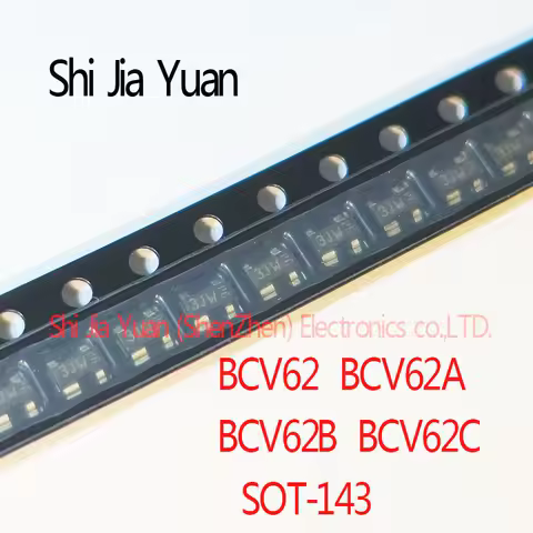 20PCS BCV62 3MW BCV62A 3JW 3Js BCV62B 3KW 3Ks BCV62C 3LW 3Ls BCV62,215 BCV62E6327 SOT-143 30V 100mA 