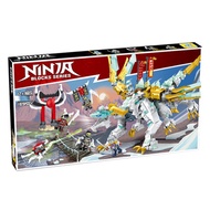 Fantasy Ninja Series 71786 Ice Dragon Boys Assembly Toy Gift Building Blocks Plastic Model for Kids