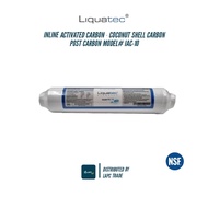 LIQUATEC INLINE Post Carbon IAC-10 ไส้กรองน้ำดื่ม ไส้กรองโพสคาร์บอน IA-Series 2 X 10" Coconut Shell 