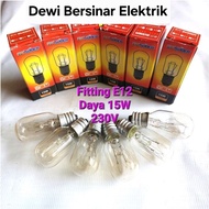 CAHAYA Refrigerator Light 15W - Refrigerator Light 15W - 230V Yellow Light E12 and E14 Fitting