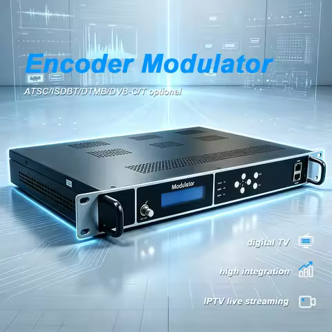 Tuner Receiver HD Video Encoder/Modulator DVB-S2 TDT DVB-T2 ISDB-T ATSC DVB-C HD to DTV RF IP to RF 