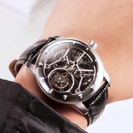 OBLVLO 歐弗洛  穹頂之光立體陀飛輪腕錶-暮光黑