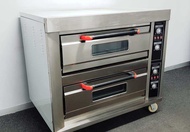 2 deck 1 tray per deck gas oven