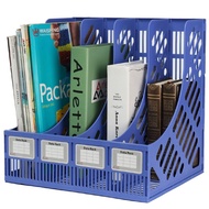 3/4 Tier Desk Organizer Tray office Plastic Magazine Holder Organizing Files Document Storage Deskto