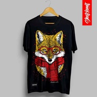 Distro T-shirt "HIPSTER FOX"