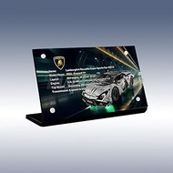 Acrylic display plaque for LEGO® Lamborghini Revuelto Super Sports Car 42214(Lego Set is not Include