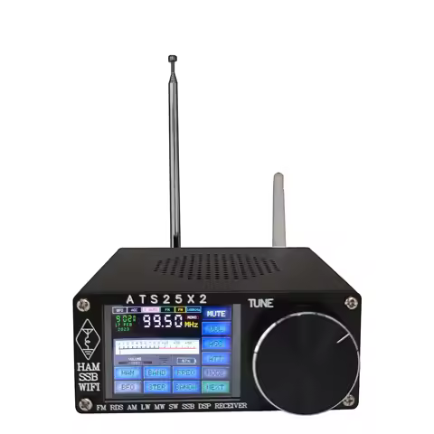 HARDUINO ATS25 Firmware 4.1X Network WIFI Full-band Radio DSP Radio Receiver with 2.4 Inch Touch Scr