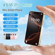 XS16 ProMax ศัพท์มือถือขนาดเล็ก รองรับสองซิม สแตนด์บายนานพิเศษ ราคาประหยัดสำหรับนักเรียน