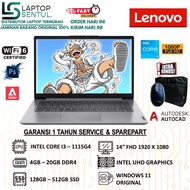 Laptop Lenovo Ideapad Slim 3i 14 Intel Core i3 1115G4 RAM 20GB SSD