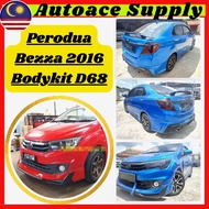 🔥PERODUA BEZZA🔥2016/2017/2018/2019 BODYKIT DRIVE68 WITH PAINT Emblem Logo Trd Bezza