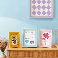 Cute Wavy Photo Frame Wall Decor, Multiple Sizes Available (12x16 Inch/12x12 Inch/8x10 Inch/8x8 Inch