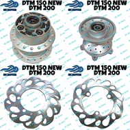 Demak DTM 150 NEW / DTM 200 Original Front Rear Wheel Hub Brake Disc Plate / Piling Piring Hab Depan