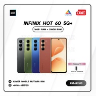 Infinix HOT 60 5G+ | 16GB* (8+8) + 256GB | 5,200mAh Battery | 18W Fast Charging