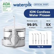 Waterpik WF-11 ION Cordless Rechargeable Water Flosser (Portable Oral irrigator DentalTeeth Cleaner 1 Year Warranty)