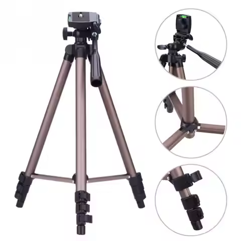 WF WT3130 Profesional Aluminum Tripods Camera/Smartphone Tripod Stand With Smartphone Holder For DSL