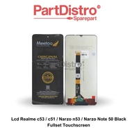 LCD TOUCHSCREEN REALME C53/REALME C51/REALME NARZO N53/REALME NOTE 50 BLACK