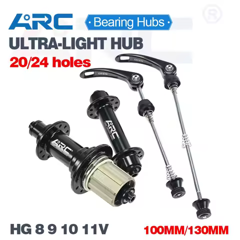 ARC Ultralight Road Hub 280g 1:1 Structure Rim Brake 700C Road Sealed Bike Hub Front 100mm Rear 130m