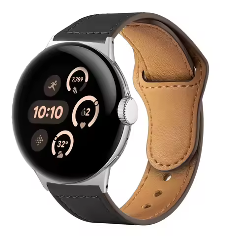 For Google Pixel Watch 3 45mm 41mm Strap Leather Replace Wristband Correa Bracelet For Google Pixel 