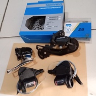 Groupset 9 Speed Package Group set 3 x 9 Speed Bicycle