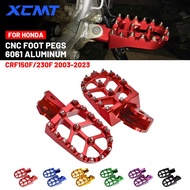 CNC Accessories Footpegs Foot Pegs For HONDA CRF150F CRF230F CRF150 CRF230 F CRF 150F 230 2003-2023