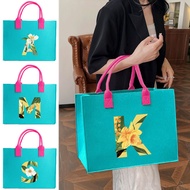 Tas kain felt Felt Bag Large - Wool Felt Shopper Quality Assured Pembeli Felt Wol floral  Pattern