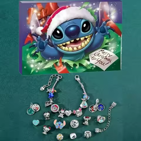 Stitch Christmas Bracelet Gift Punch And Win Lilo Stitch 24 Days Of Christmas Advent Calendar Bracel