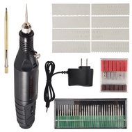 Electric Engraver PenEngraving Tool Kit for Metal Glass Stones Ceramic Plastic Wood Jewelry with Pol