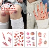 Halloween Common Tattoo Bruises Colored Tattoo Long 3d Fake Tattoo Makeup Halloween Lasting K6n4