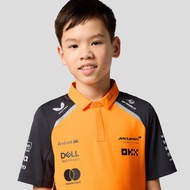2025 New Style Summer F1 Racing Suit, McLaren Fleet Customized Children's Clothing T-Shirt, Moisture
