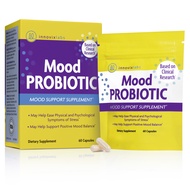 Mood Probiotic Supplement - Clinically Studied Digestive & Mood Probiotics for Women and Men with La
